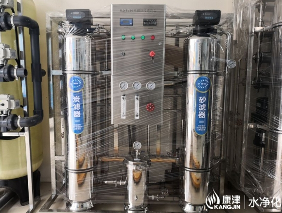 0.5噸反滲透純凈水設(shè)備 KJ-RO500 全自動控制系統(tǒng)，全管路不銹鋼
